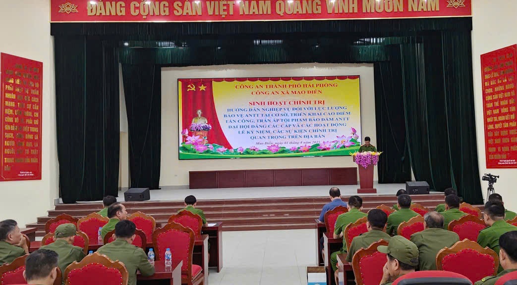Xã Mao Điền: Quyết liệt triển khai cao điểm tấn công, trấn áp tội phạm, bảo đảm an ninh, trật tự